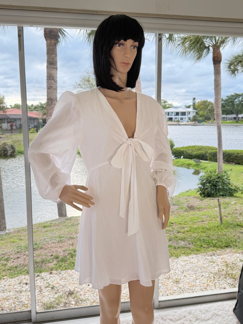 Gianni Bini Breezy White Women's Dress